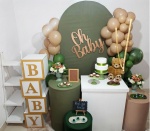 Kit Luxo Chá de Bebê Verde Oliva - imagem 2