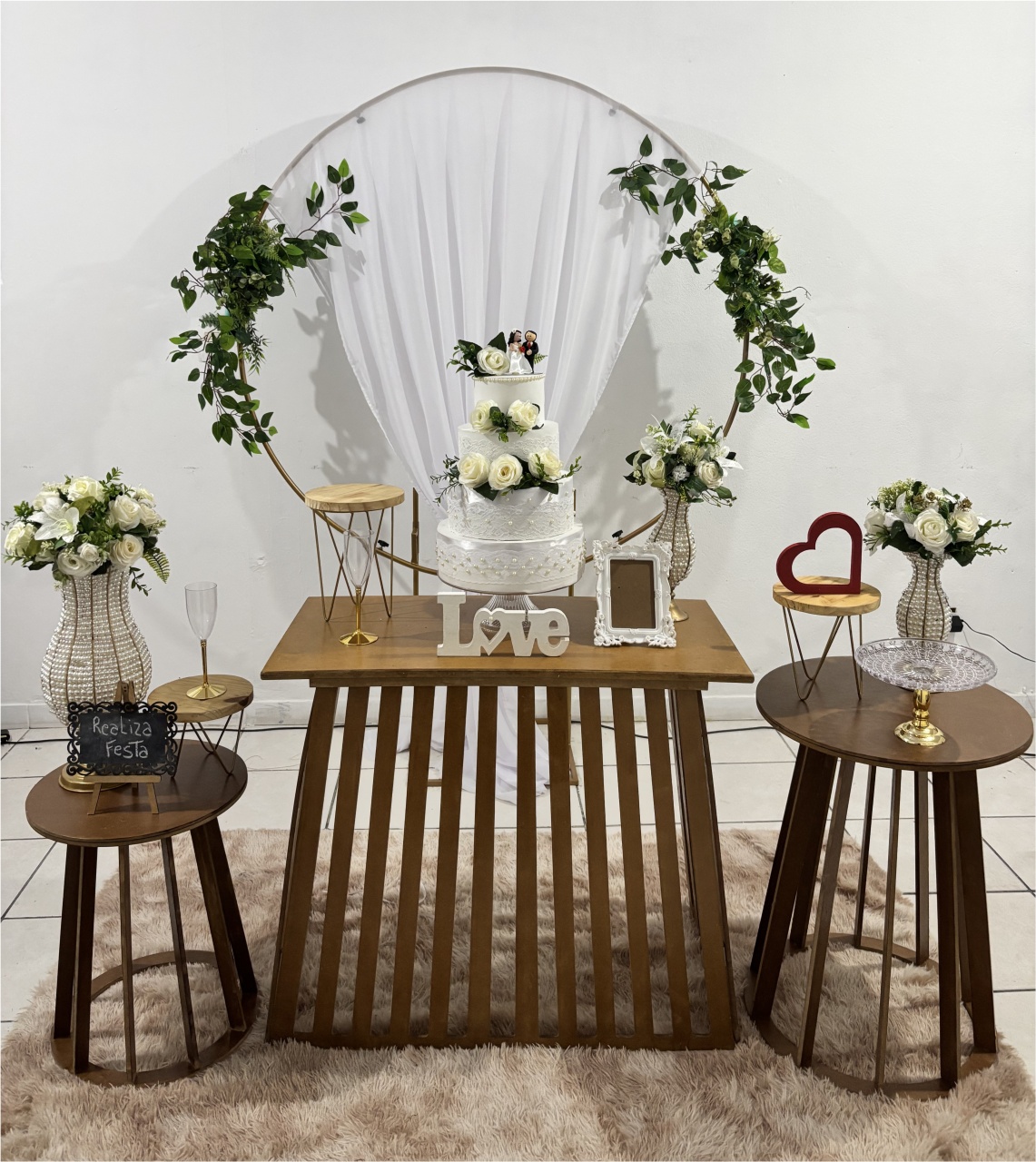 Kit Luxo Casamento Com Folhagem - Realiza Festa