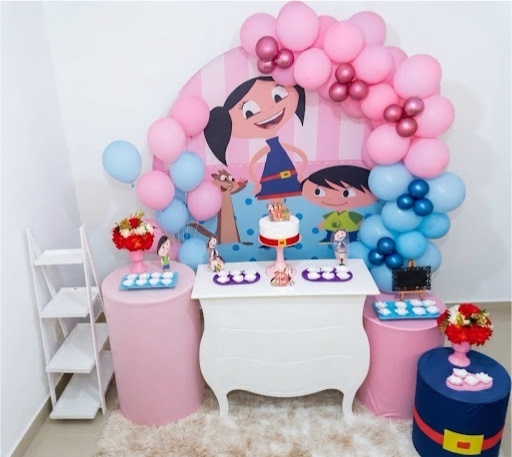 Kit Luxo Infantil Feminino Show da Luna - Realiza Festa