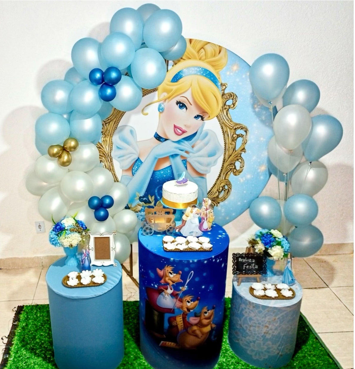 Kit Festa Infantil Feminino Cinderela - Realiza Festa