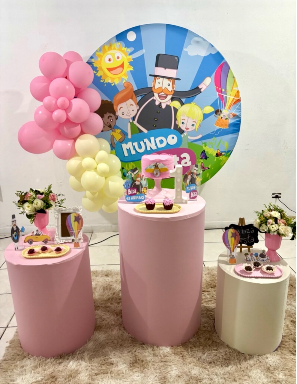 Kit Festa Mundo Bita Candy Feminino - Realiza Festa