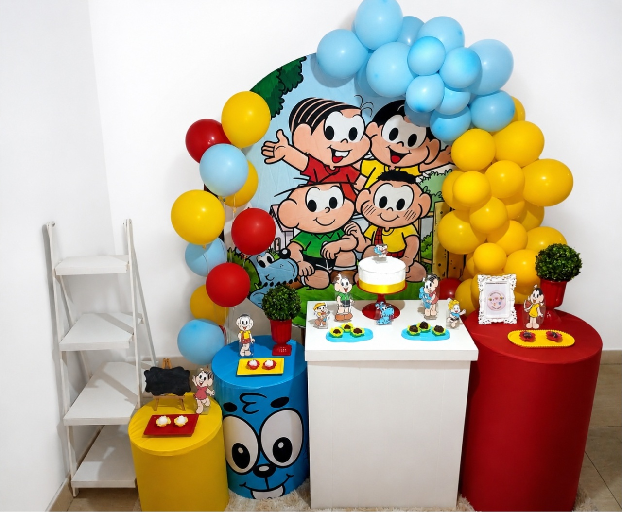 Kit Luxo Infantil Feminino Turma da Mônica - Realiza Festa