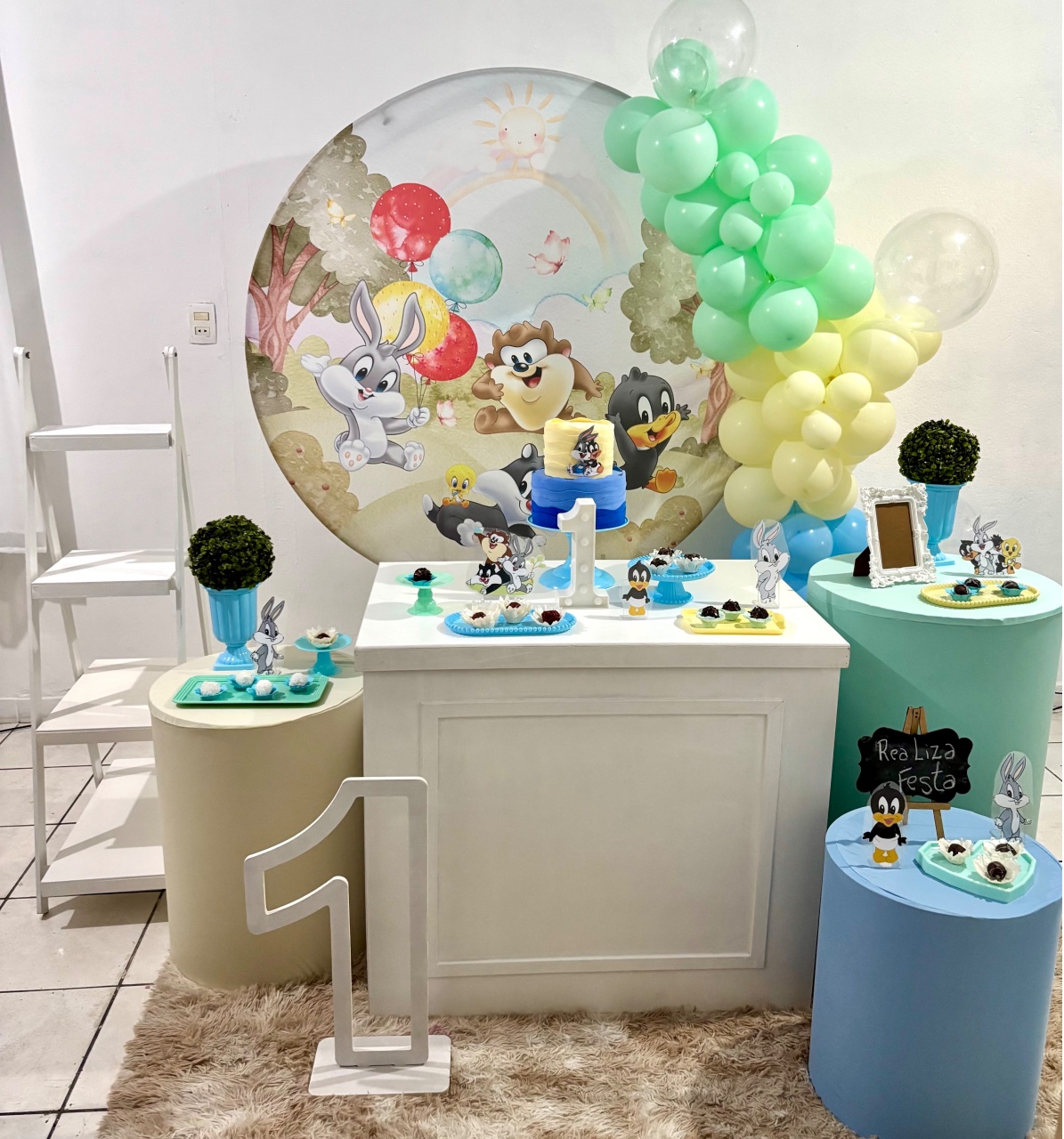 Kit Luxo Infantil Masculino Baby Looney Tunes Para Meninos - Realiza Festa