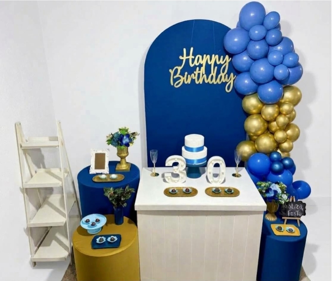 Kit Luxo Adulto Azul Petróleo Feminino - Realiza Festa