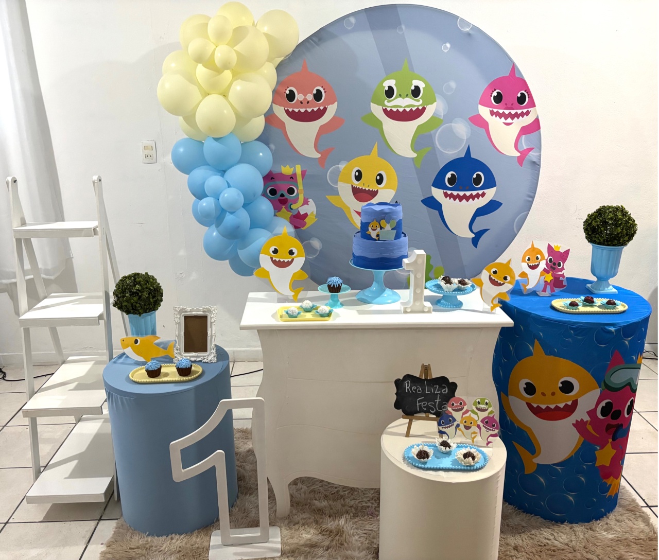 Kit Luxo Baby Shark Masculino - Realiza Festa