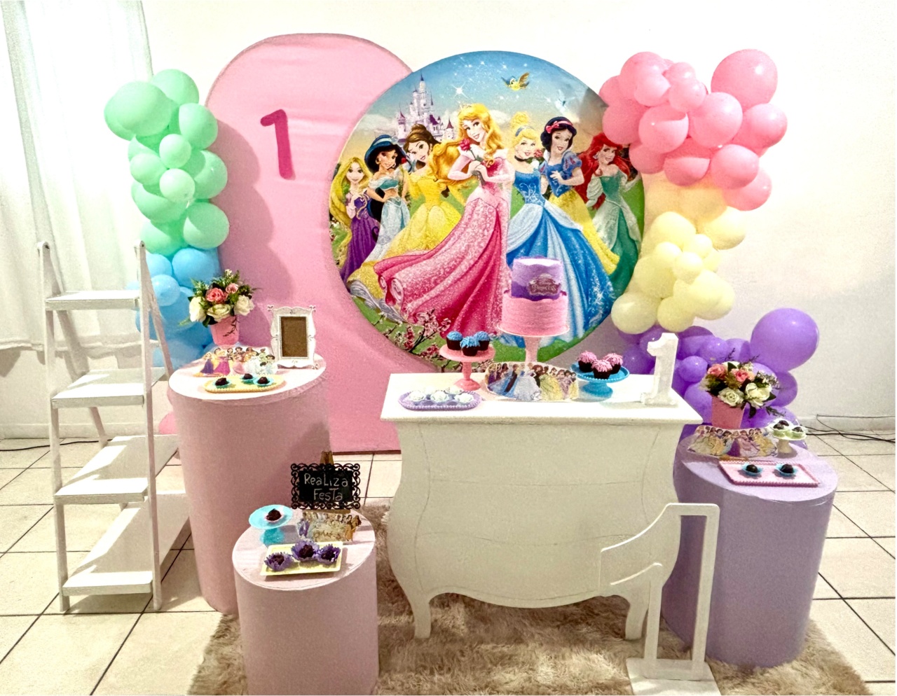Kit Premium Infantil Feminino Princesas - Realiza Festa