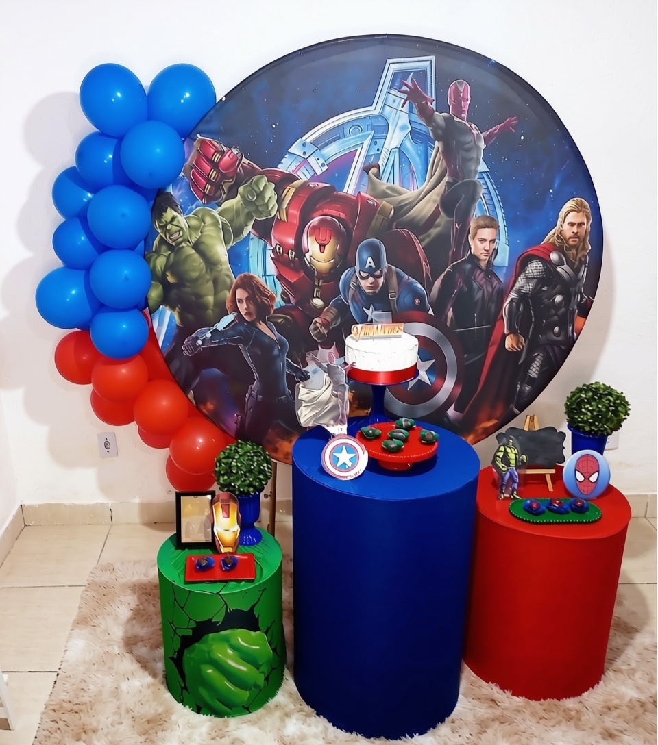 Kit Festa Infantil Vingadores - Realiza Festa