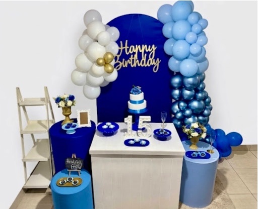 Kit Luxo 15 Anos Azul Royal - Realiza Festa
