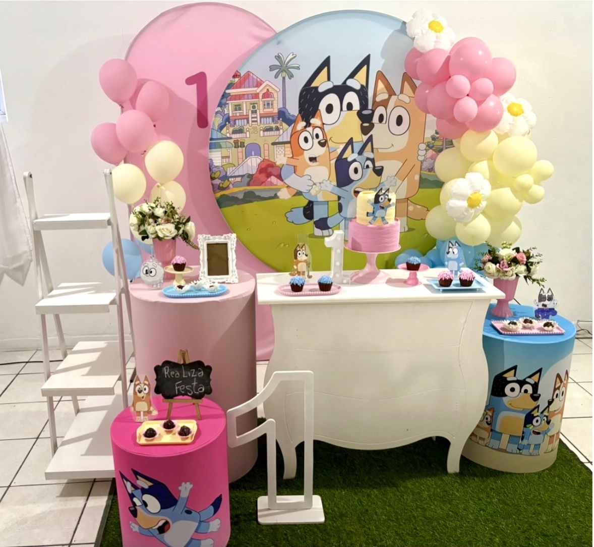 Kit Premium Infantil Feminino ‐ Bluey - Realiza Festa