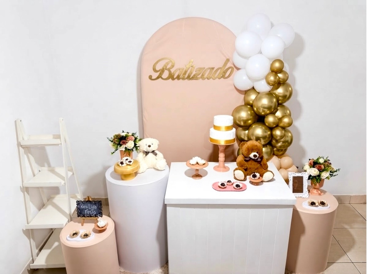 Kit Luxo Batizado Papaia - Realiza Festa