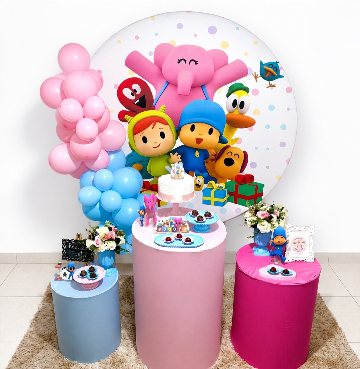 Kit Festa Infantil Feminino - Pocoyo - Realiza Festa