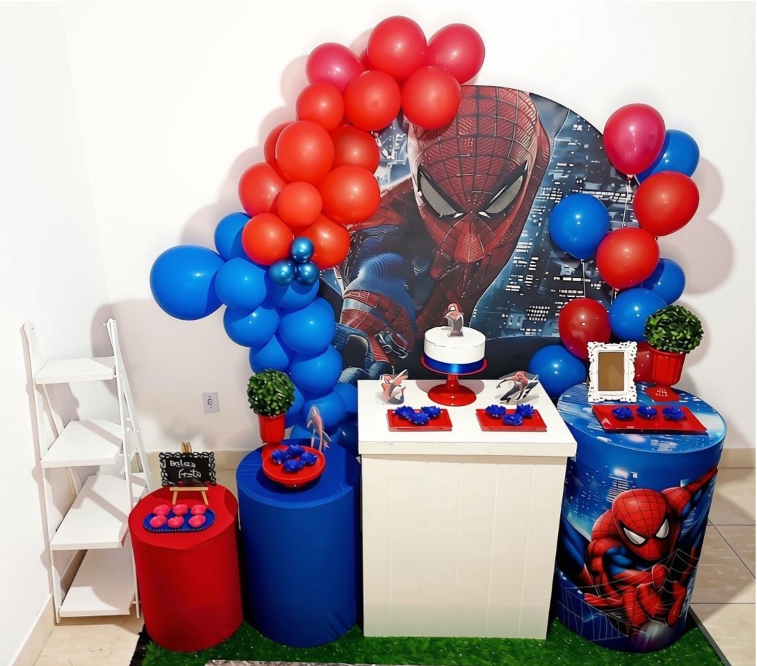 Kit Luxo Infantil Homem Aranha - Realiza Festa