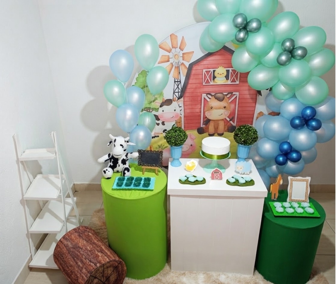 Kit Luxo Infantil Fazendinha Menino - Realiza Festa
