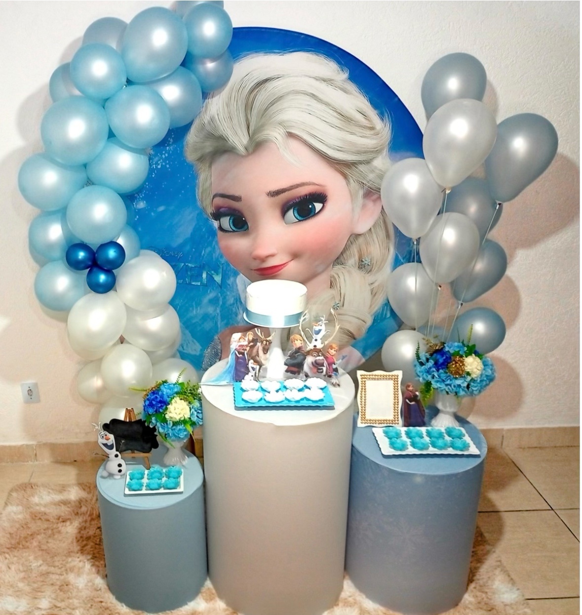 Kit Festa Infantil Feminino Frozen - Realiza Festa