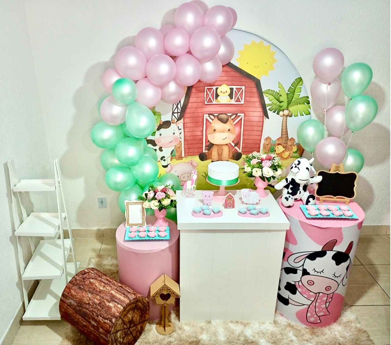 Kit Luxo Infantil Feminino - Fazendinha - Realiza Festa