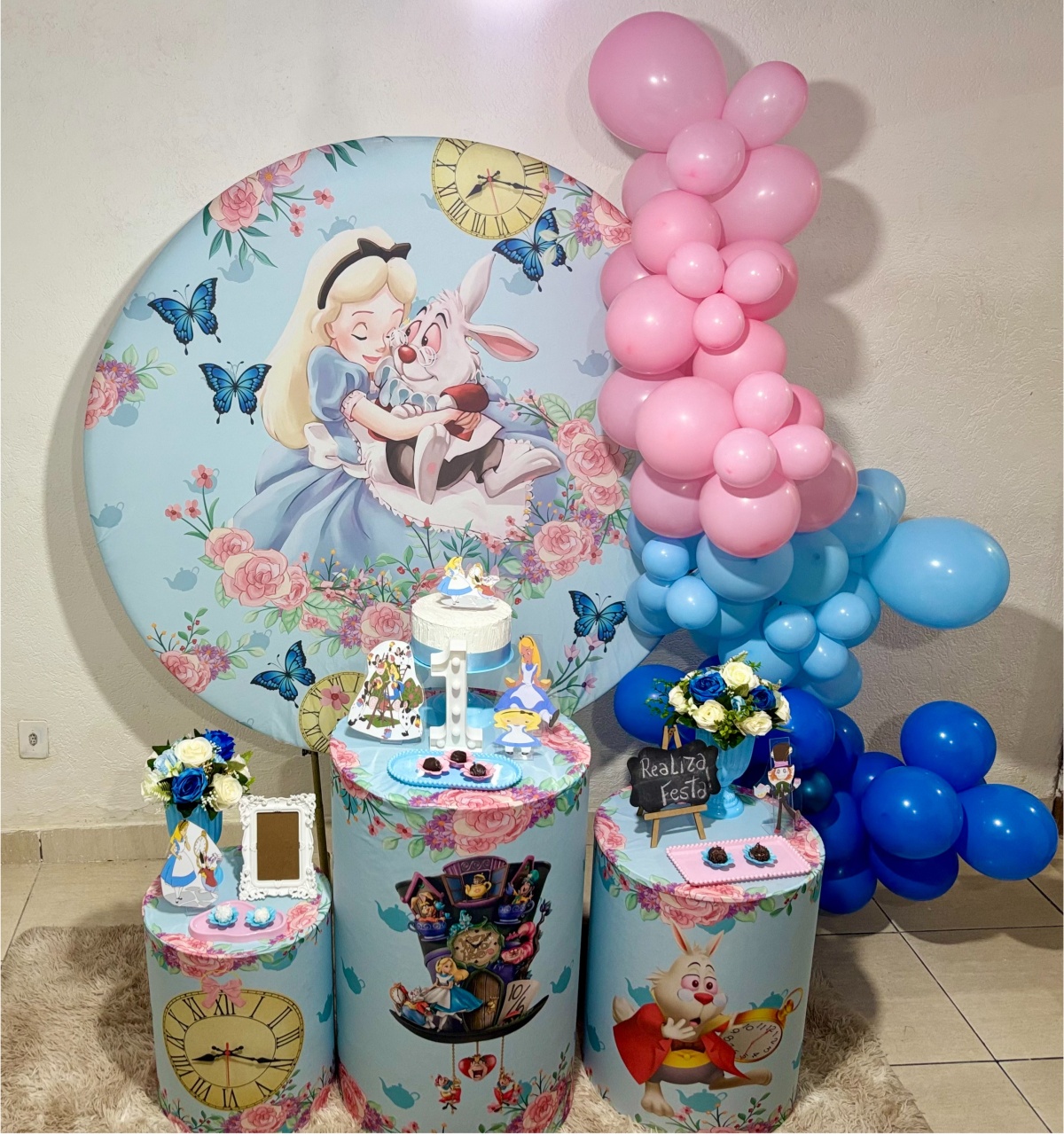 Kit Festa Infantil Feminino Alice - Realiza Festa
