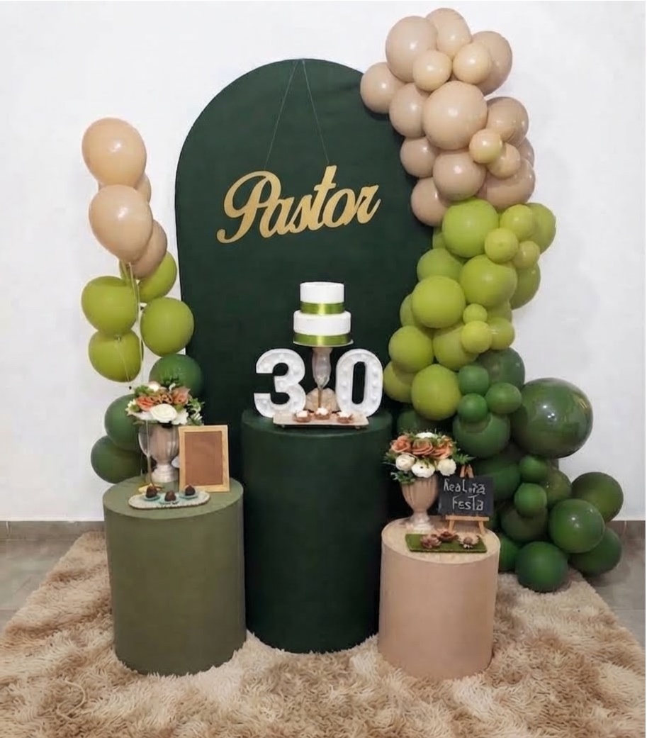 Kit Festa Pastor Verde Oliva - Realiza Festa