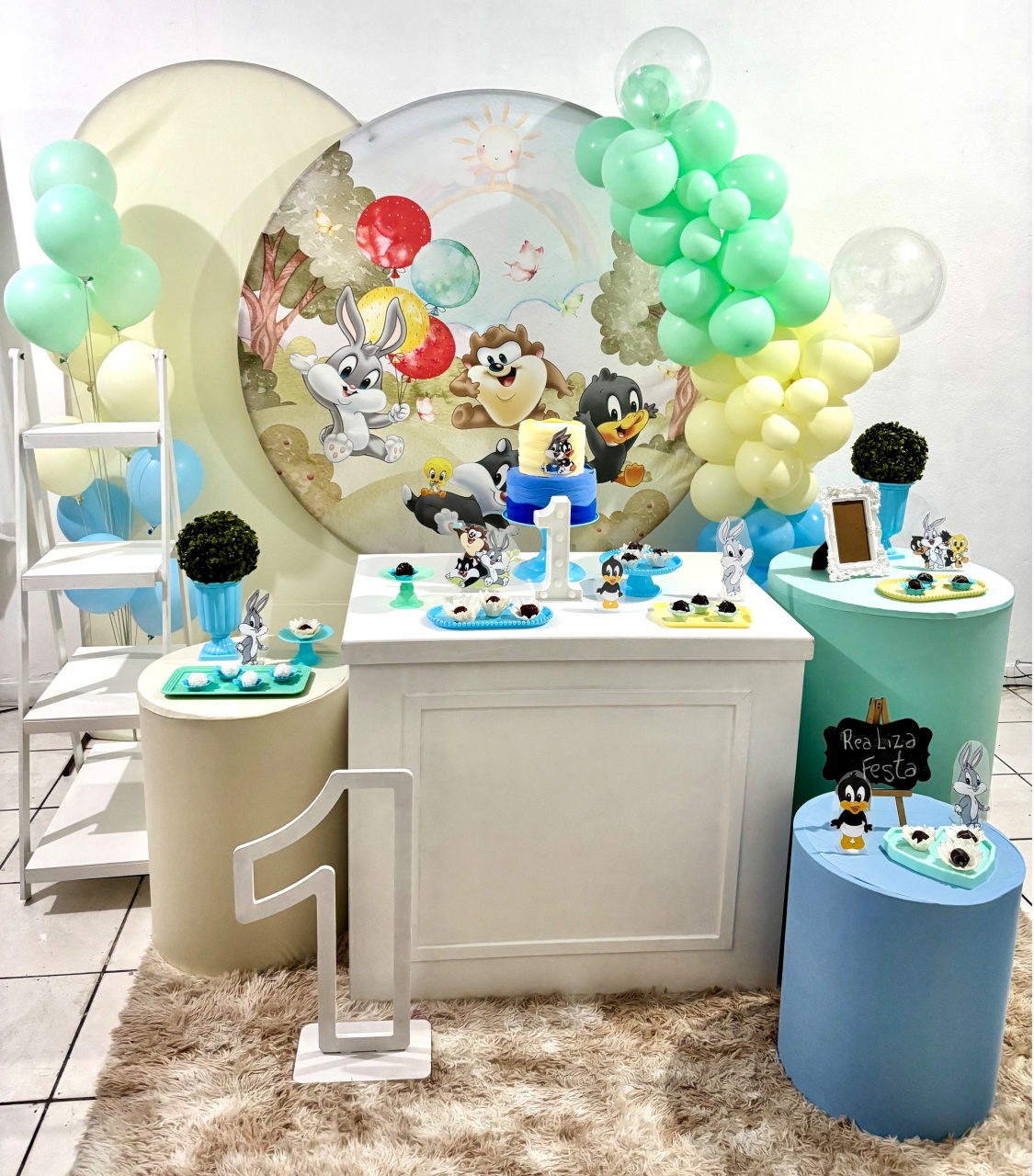 Kit Premium Infantil Masculino Baby Looney Tunes Para Menino - Realiza Festa