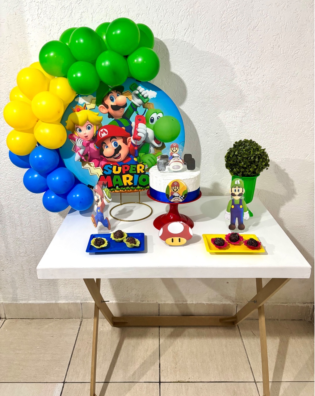 Mini Kit G - Mário Bros - Realiza Festa