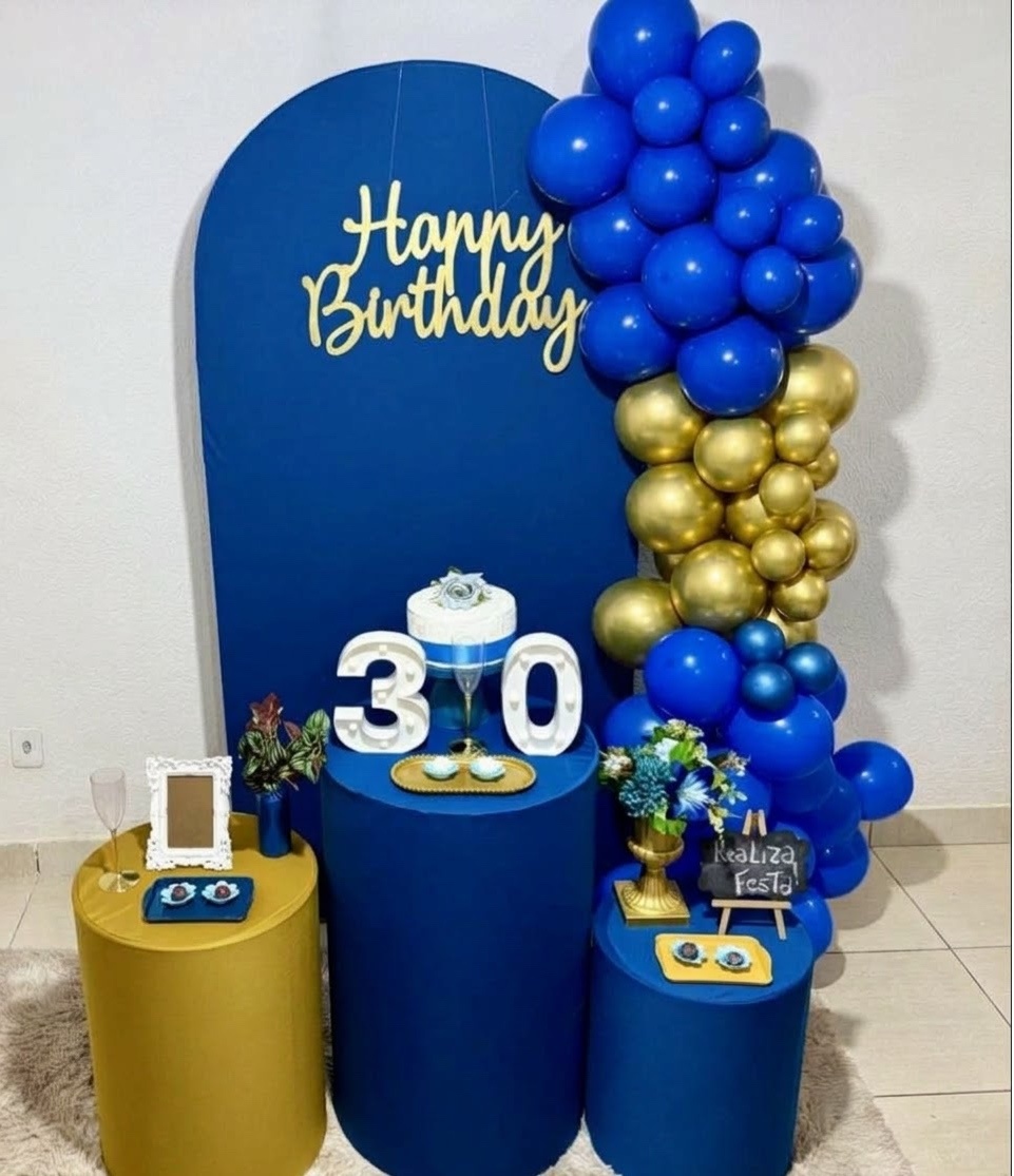 Kit Festa Adulto Azul Petróleo Feminino - Realiza Festa