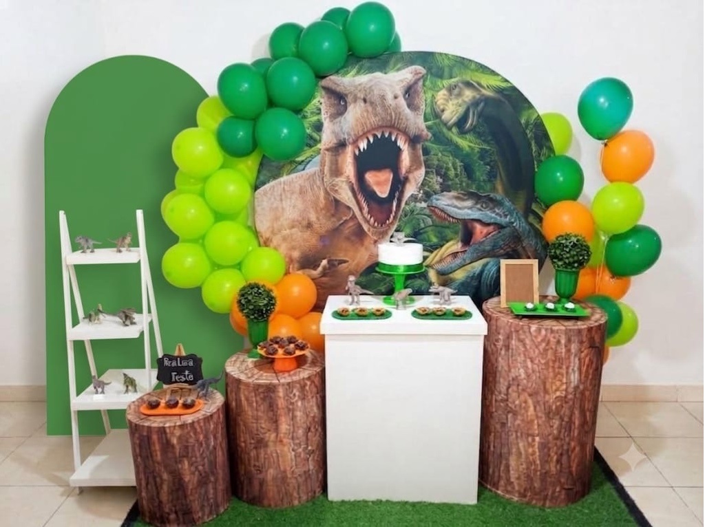 Kit Premium Infantil Masculino Dinossauro - Realiza Festa
