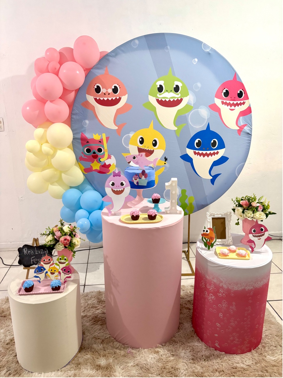 Kit Festa Baby Shark Feminina - Realiza Festa