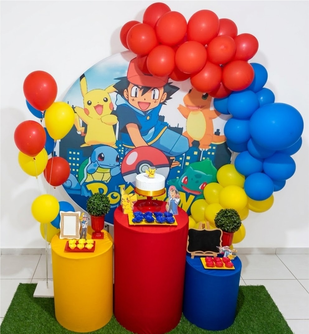 Kit Festa Infantil Masculino Pokemon - Realiza Festa