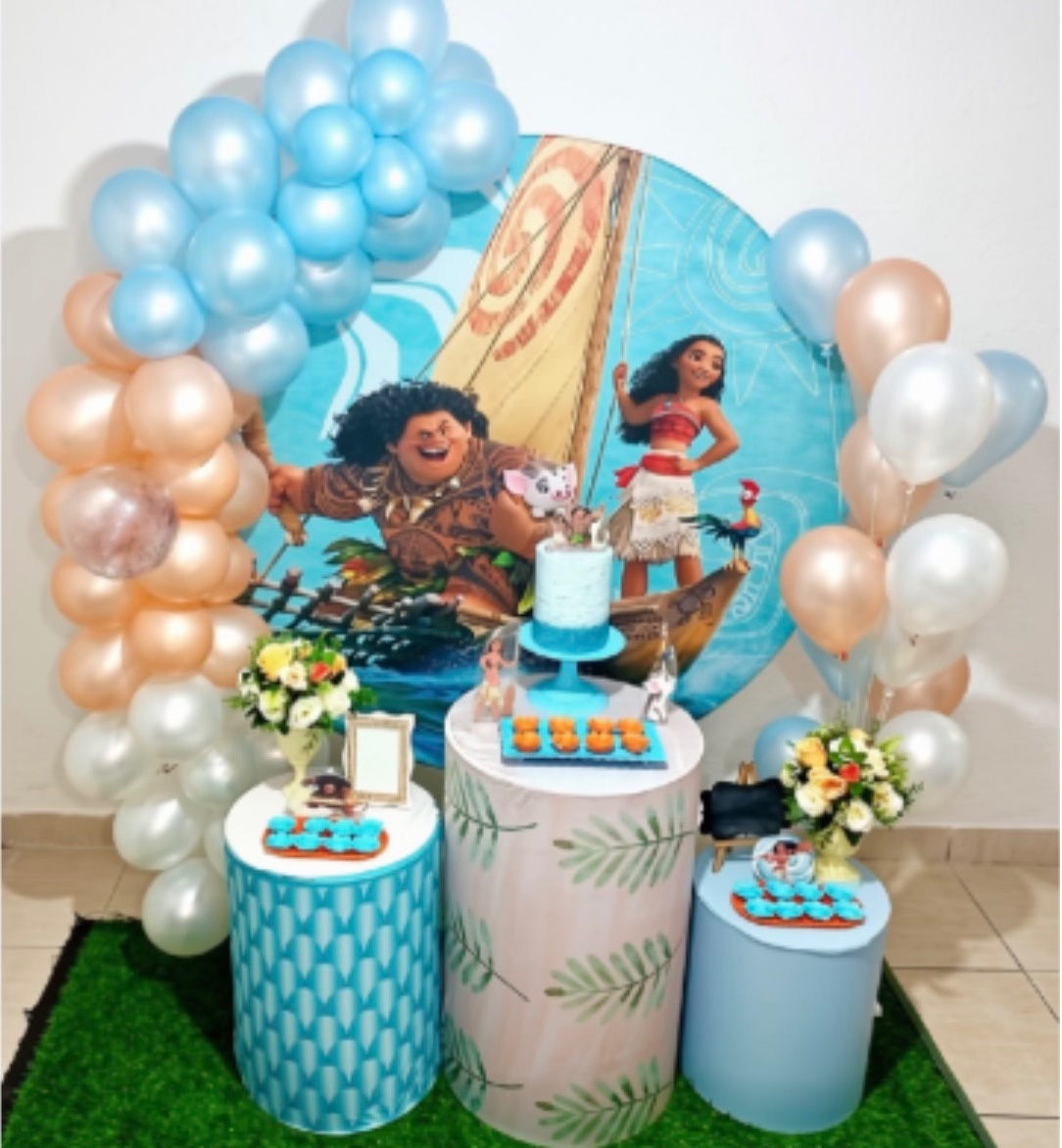 Kit Festa Infantil Feminino Moana - Realiza Festa