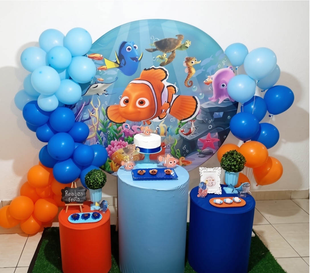 Kit Festa Infantil Procurando Nemo - Realiza Festa