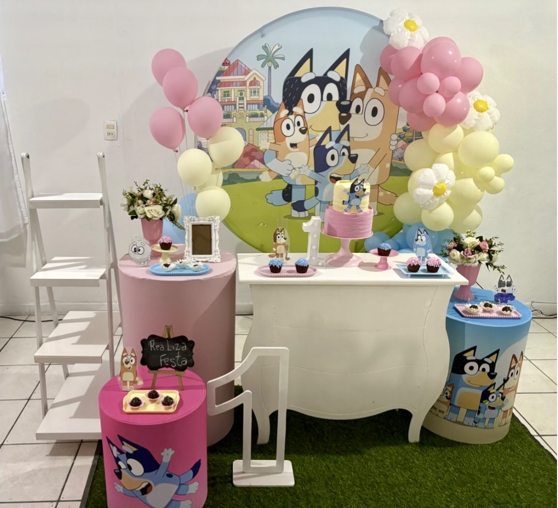 Kit Luxo Infantil Feminino ‐ Bluey - Realiza Festa