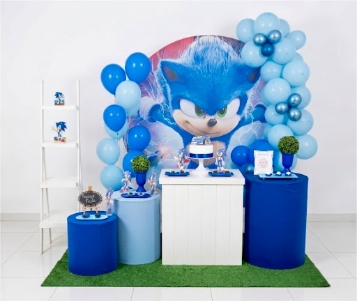 Kit Luxo Infantil Masculino Sonic - Realiza Festa