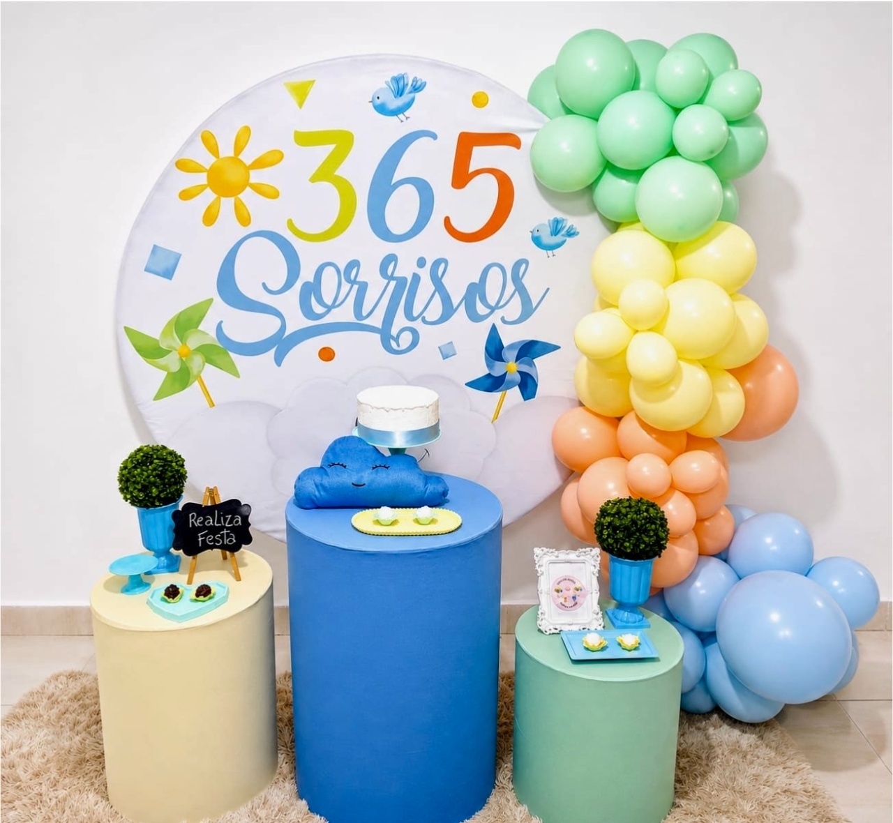 Kit Festa - Infantil Masculino 365 Sorrisos - Realiza Festa