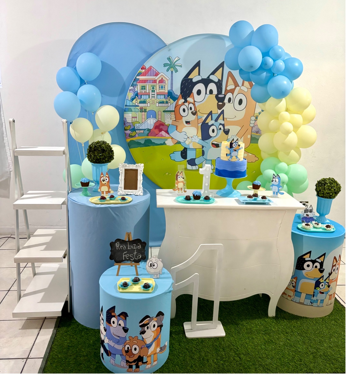 Kit Premium Infantil Masculino ‐ Bluey - Realiza Festa