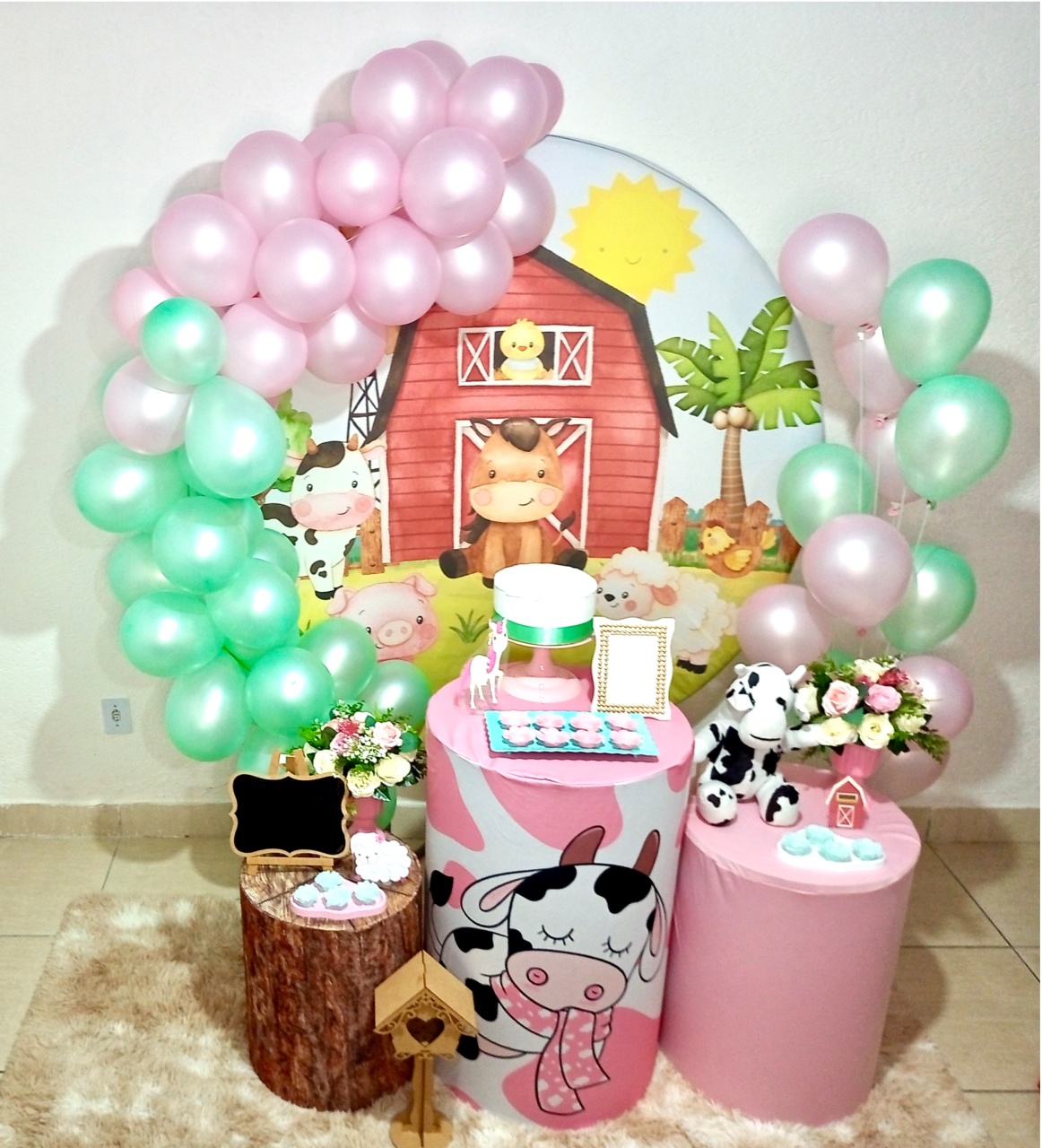 Kit Festa Infantil Feminino- Fazendinha - Realiza Festa