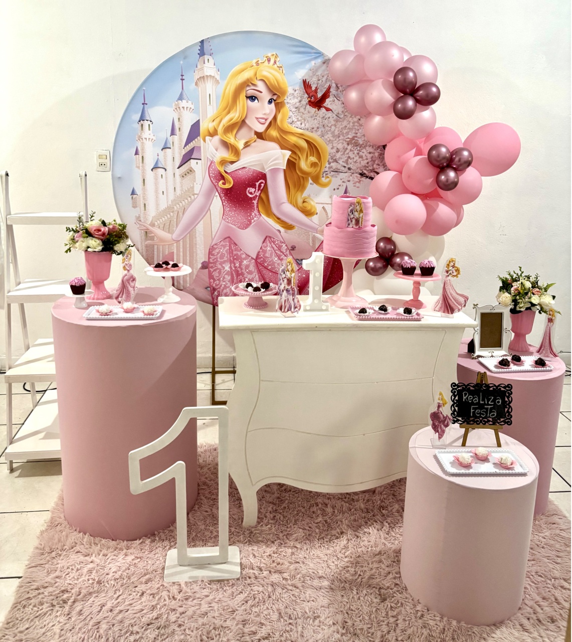Kit Luxo Infantil Feminino Princesa Aurora - Realiza Festa