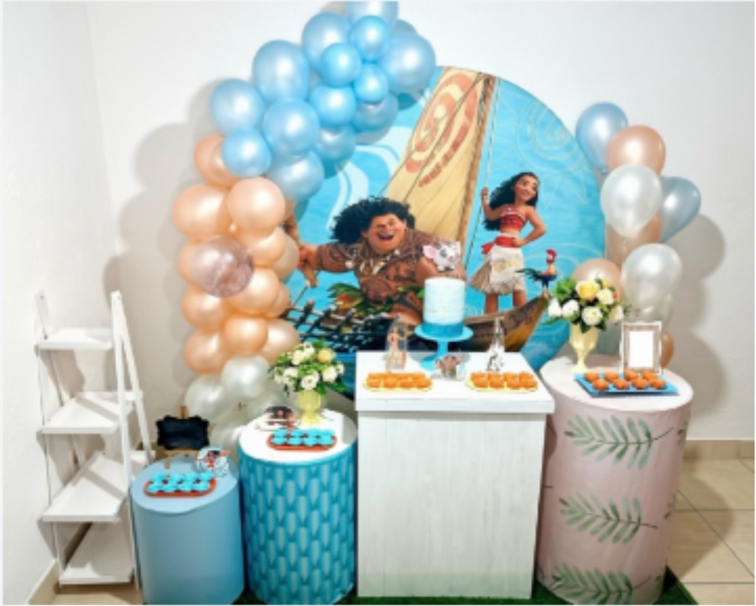 Kit Luxo Infantil Feminino Moana - Realiza Festa