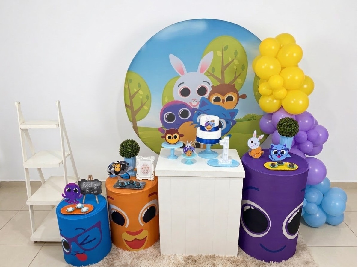 Kit Luxo Infantil Masculino - Bolofofos - Realiza Festa