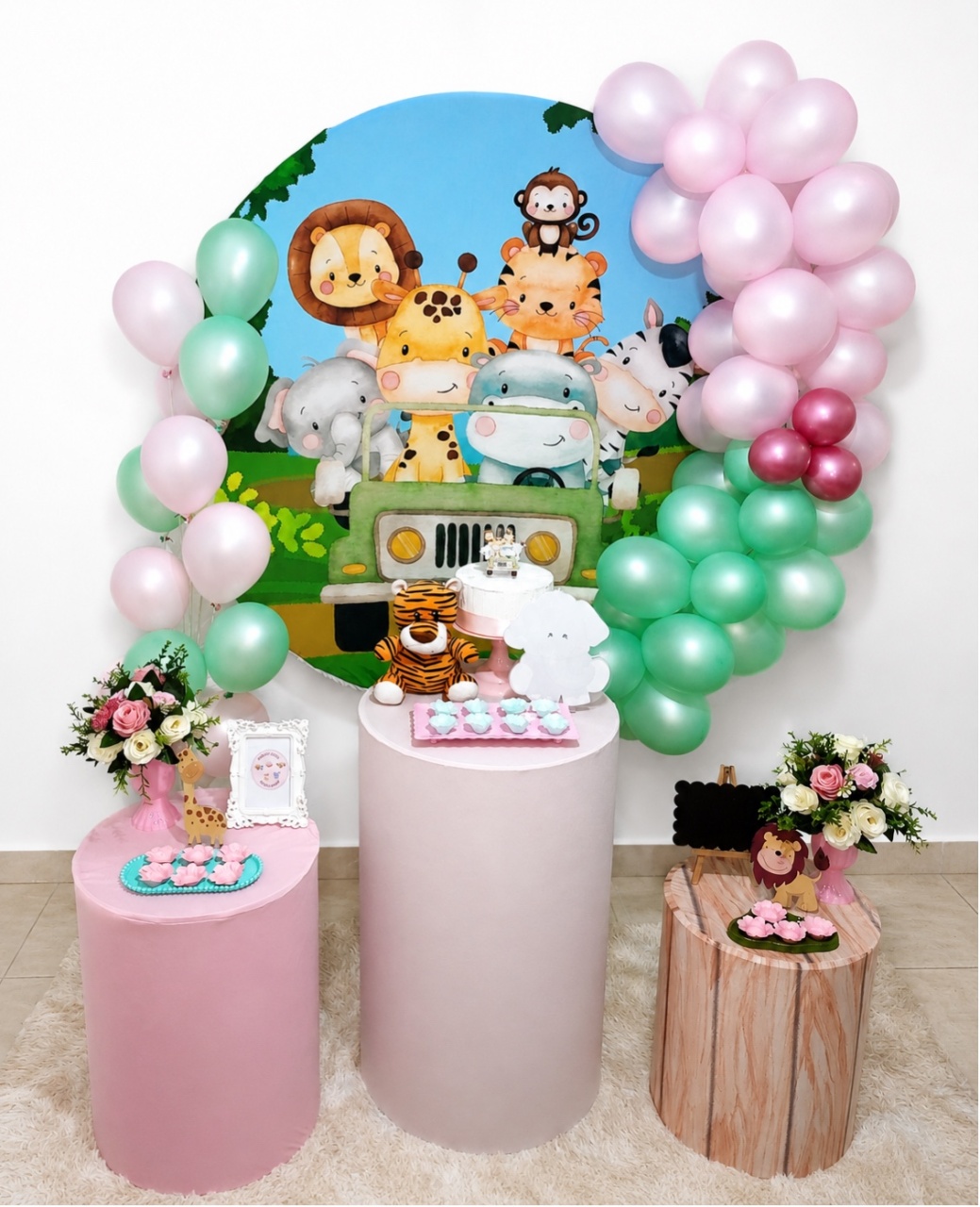 Kit Festa Infantil Feminino Safari - Realiza Festa