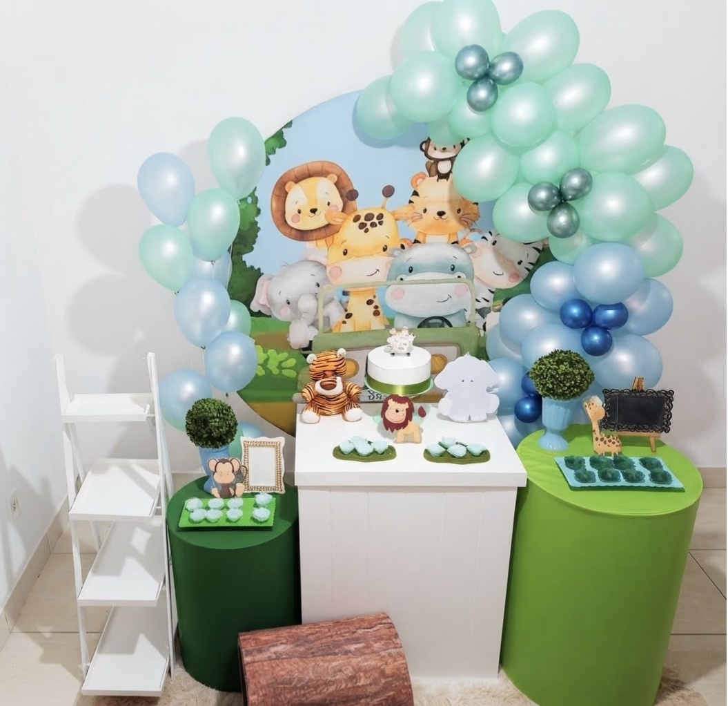 Kit Luxo - Infantil Masculino Safari - Realiza Festa