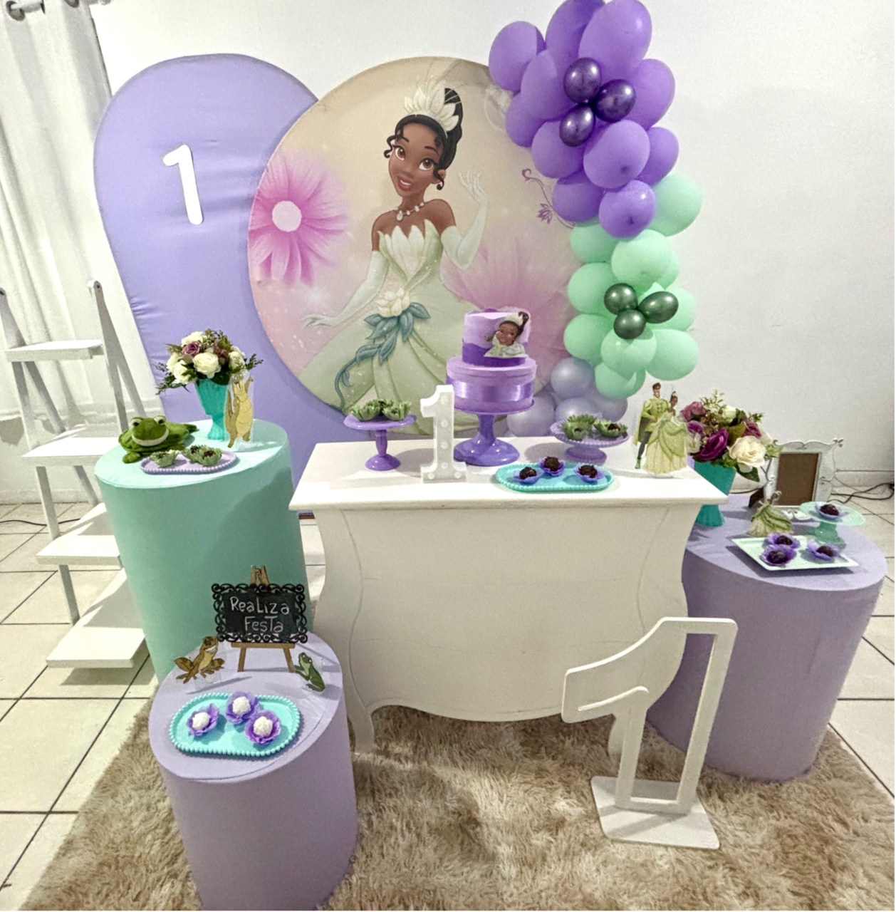 Kit Premium Infantil Feminino Princesa Tiana - Realiza Festa