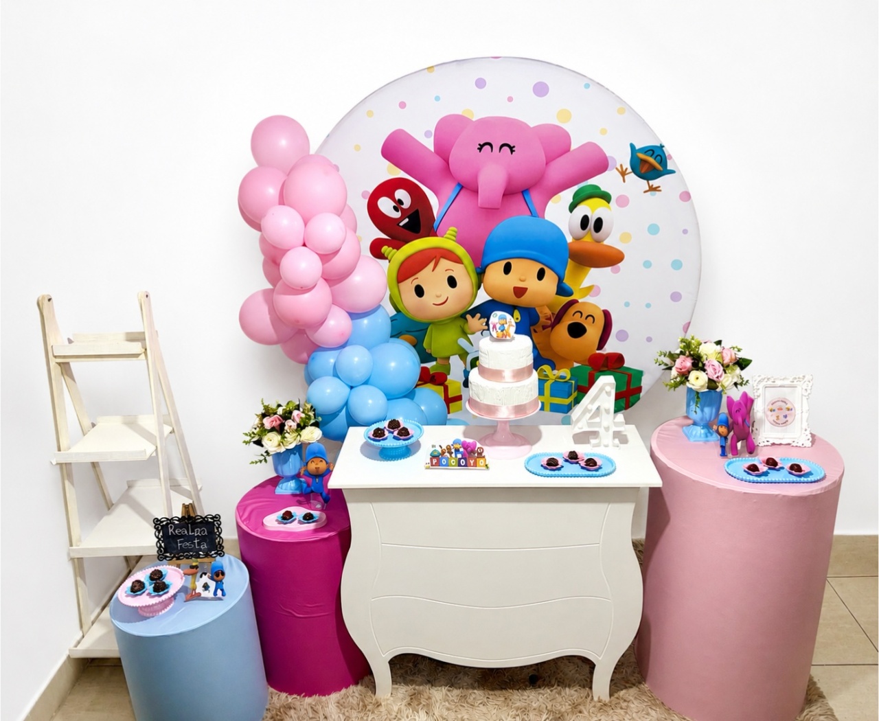 Kit Luxo Infantil Feminino Pocoyo - Realiza Festa