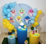 Kit Festa Baby Shark Masculino - imagem 2