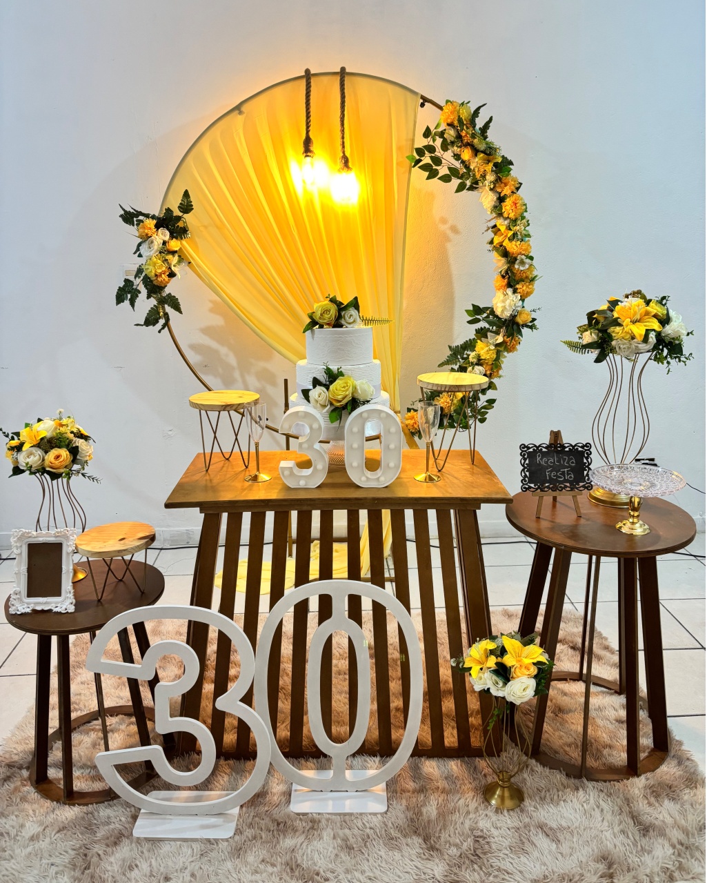 Kit Premium Adulto Feminino Amarelo Manteiga - Realiza Festa