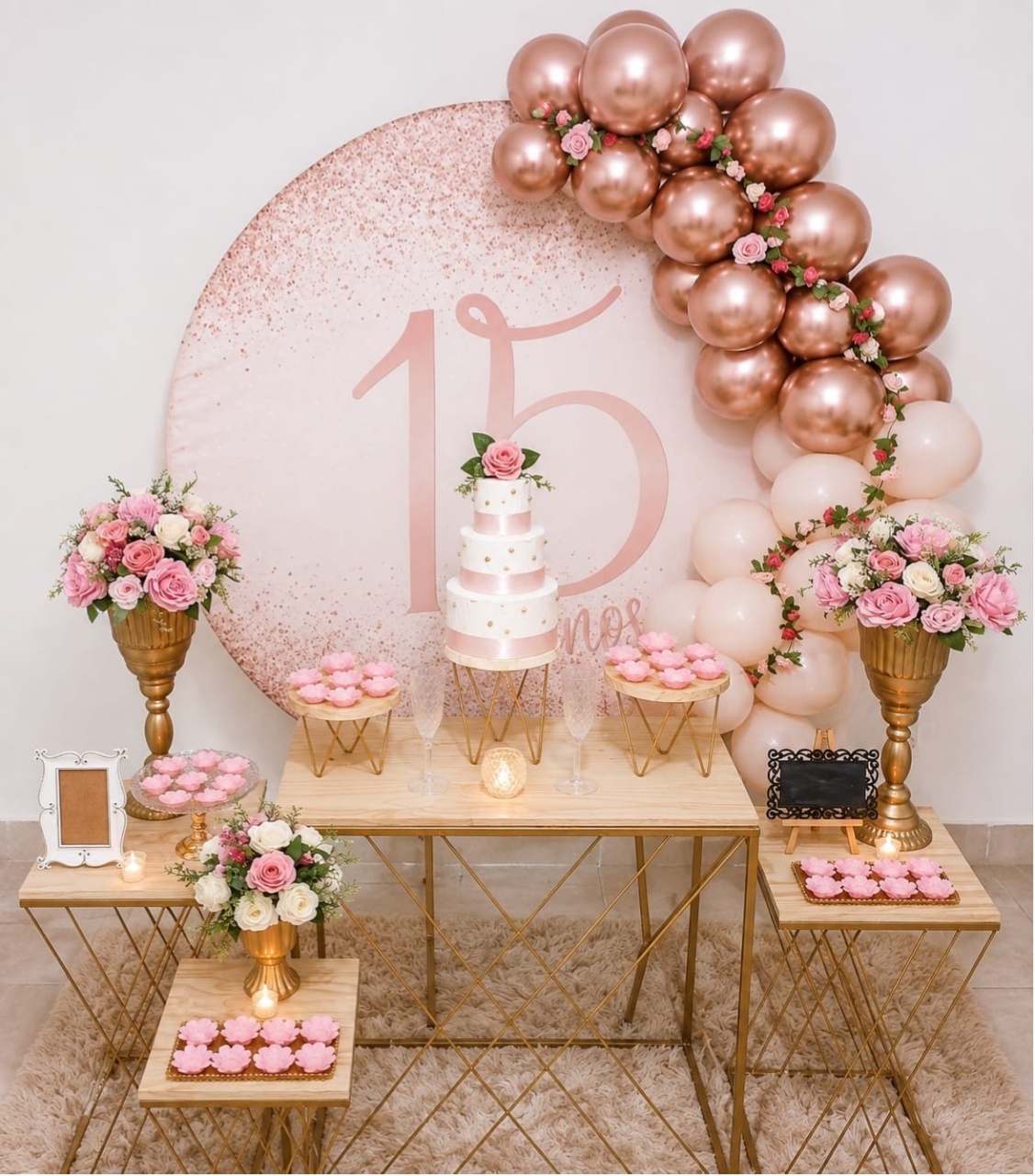 Kit Luxo 15 Anos Capa Rose - Realiza Festa