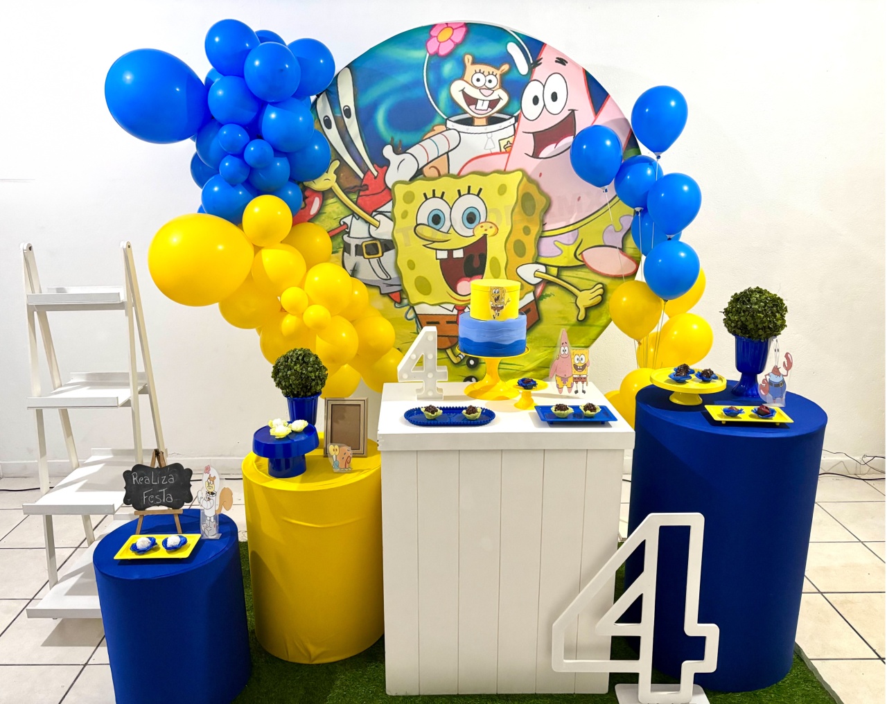 Kit Luxo Aniversário Bob Esponja Masculino - Realiza Festa