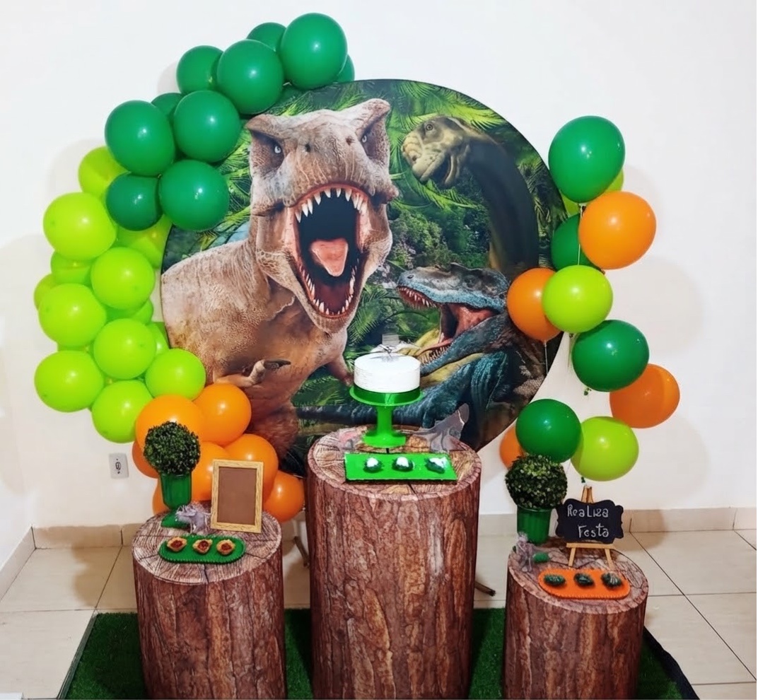 Kit Festa - Infantil Masculino Dinossauro - Realiza Festa