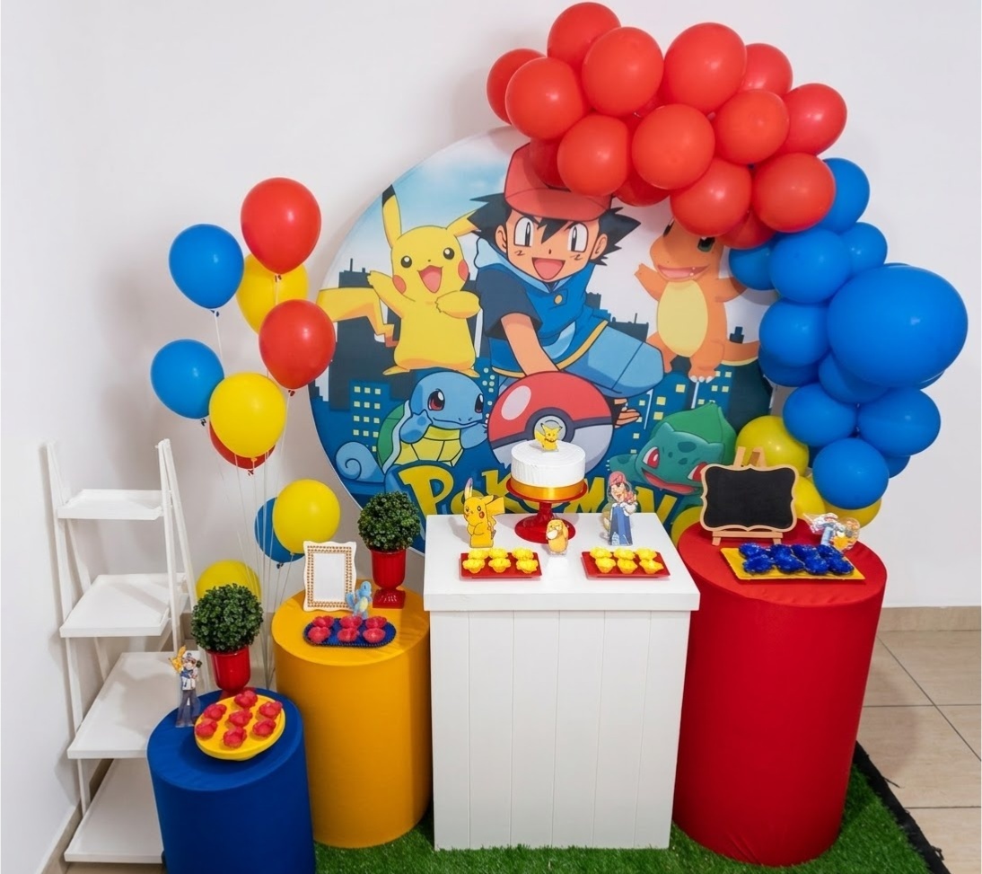 Kit Luxo Infantil Masculino Pokemon - Realiza Festa