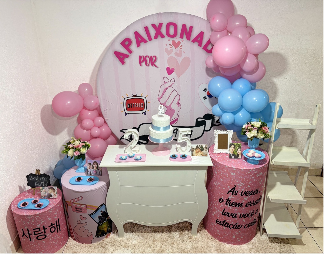 Kit Luxo Dorama - Realiza Festa