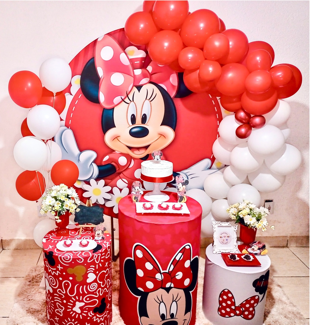 Kit Festa Infantil Feminino Minnie Vermelha - Realiza Festa