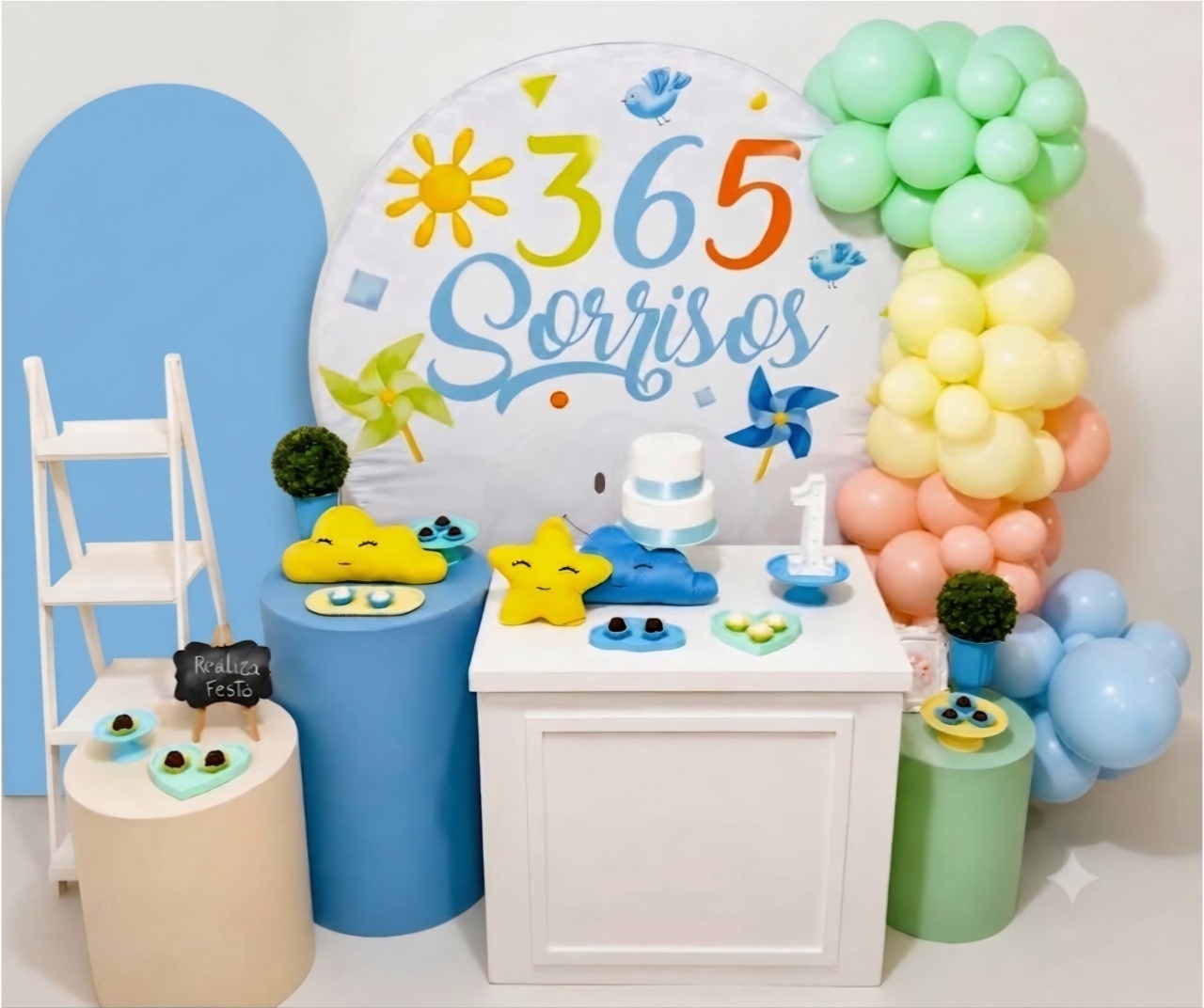 Kit Premium Infantil Masculino 365 Sorrisos - Realiza Festa